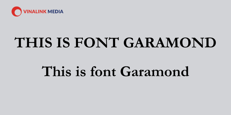 Font Garamond